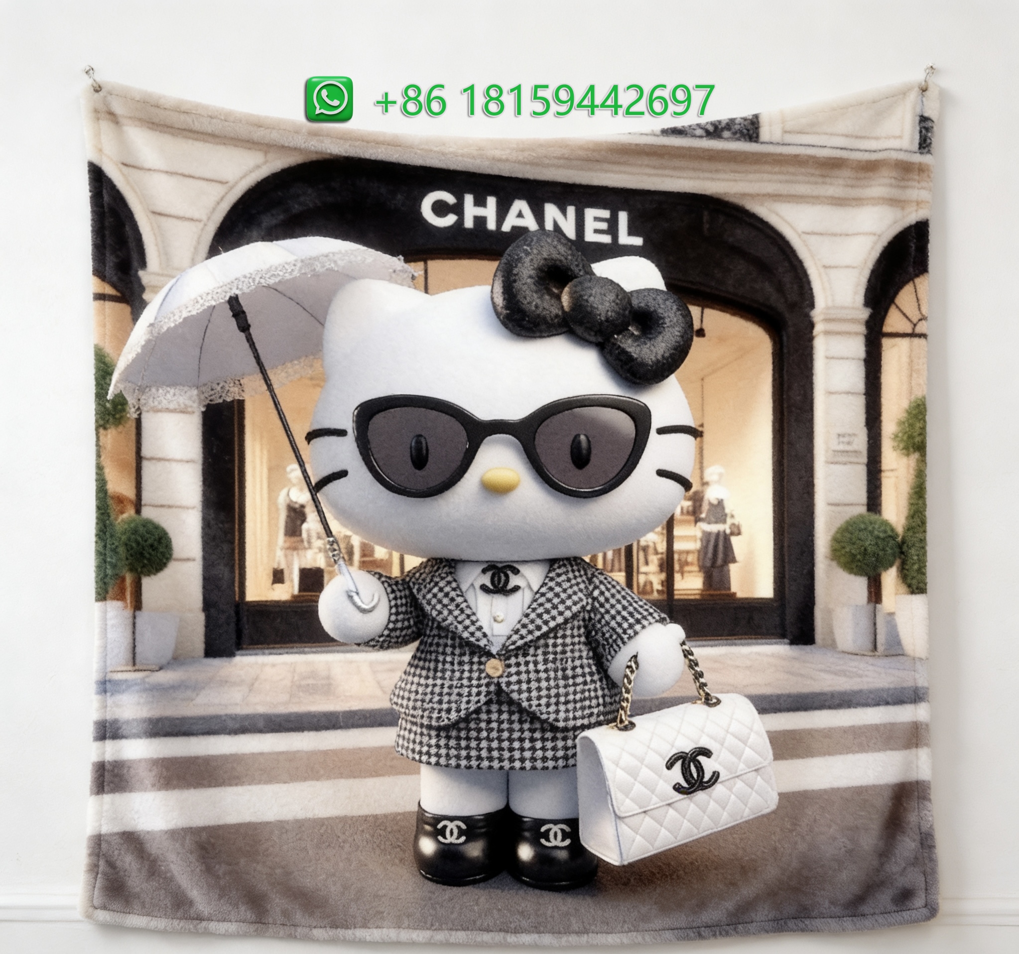 Chanel Throw Blankets